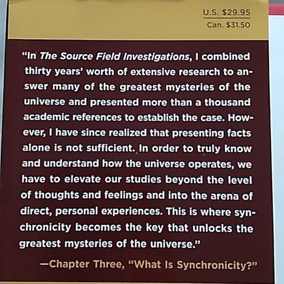 The Synchronicity Key hardcover book David Wilcox - Picture 5 of 12